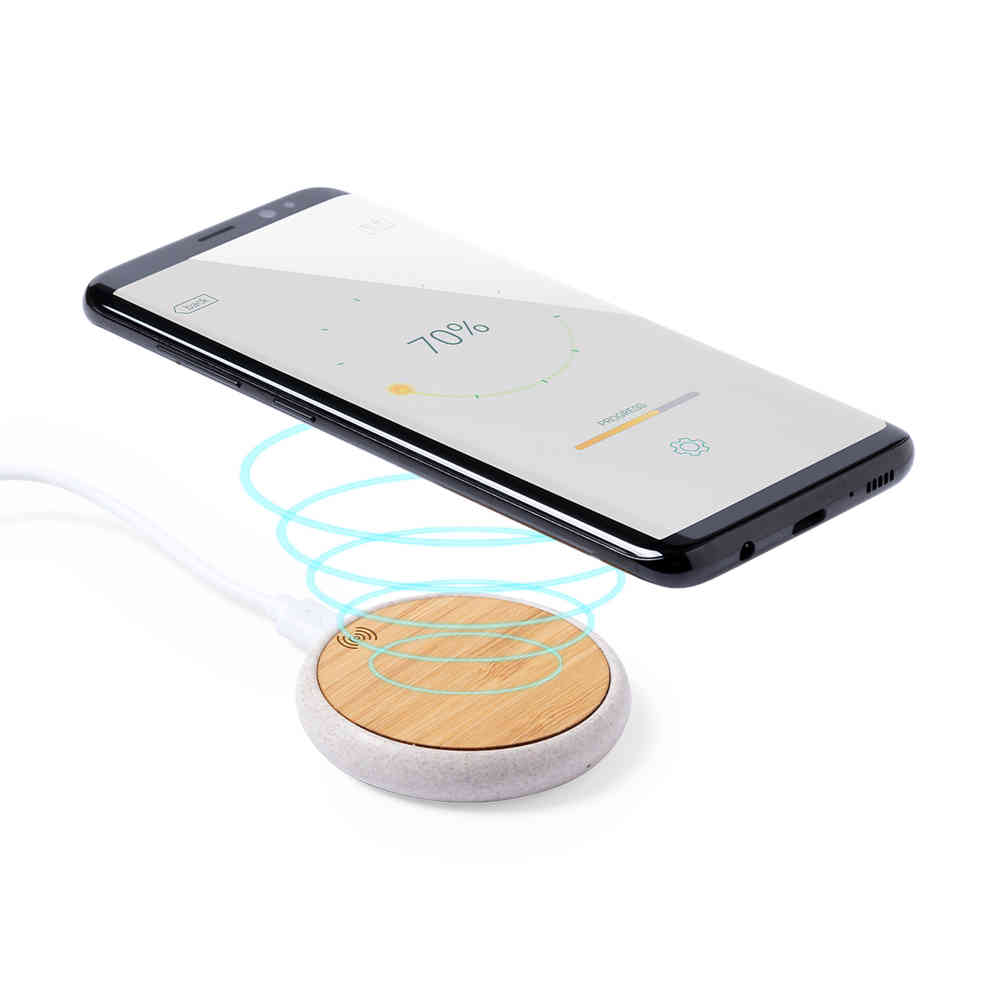 Charger bamboo and wheat straw